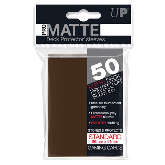 Ultra Pro - Standard Sleeves - Pro-Matte - Brown (50 Sleeves)