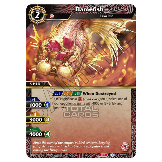 Battle Spirits Saga - Dawn of History - Flamefish (Common) - BSS01-024