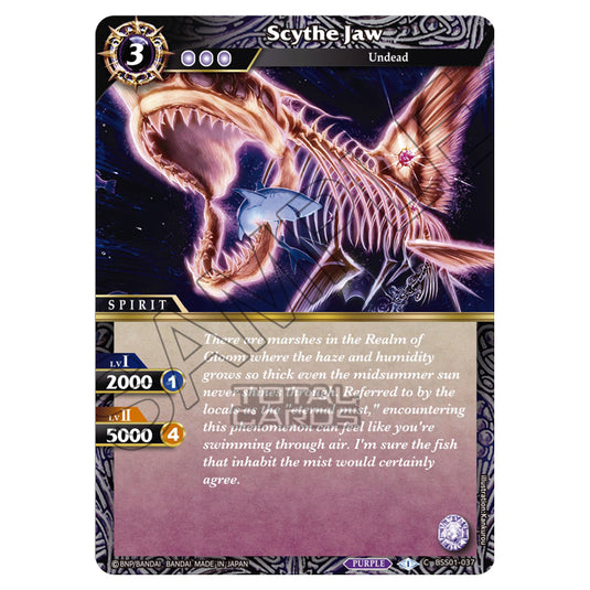 Battle Spirits Saga - Dawn of History - Scythe Jaw (Common) - BSS01-037