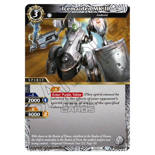 Battle Spirits Saga - Dawn of History - Icemaiden MK-II (Common) - BSS01-070