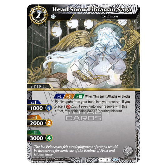 Battle Spirits Saga - Dawn of History - Head Snow Librarian Saga (Uncommon) - BSS01-072