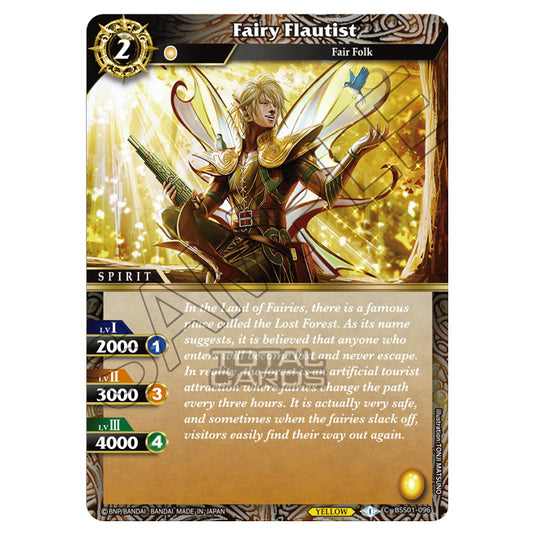 Battle Spirits Saga - Dawn of History - Fairy Flautist (Common) - BSS01-096