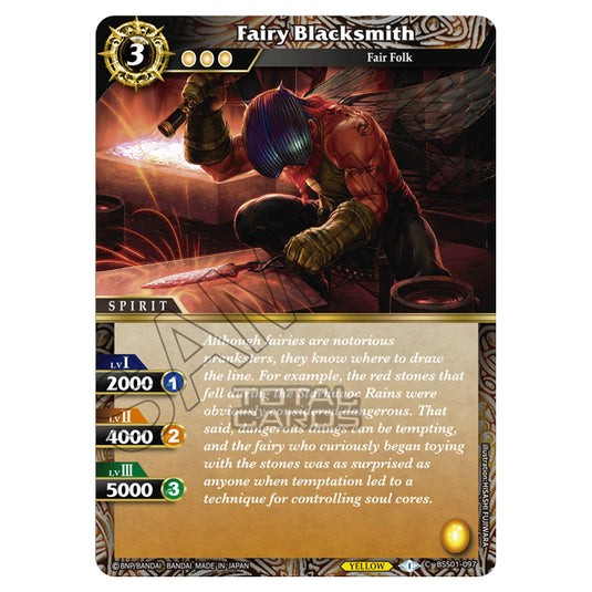 Battle Spirits Saga - Dawn of History - Fairy Blacksmith (Common) - BSS01-097