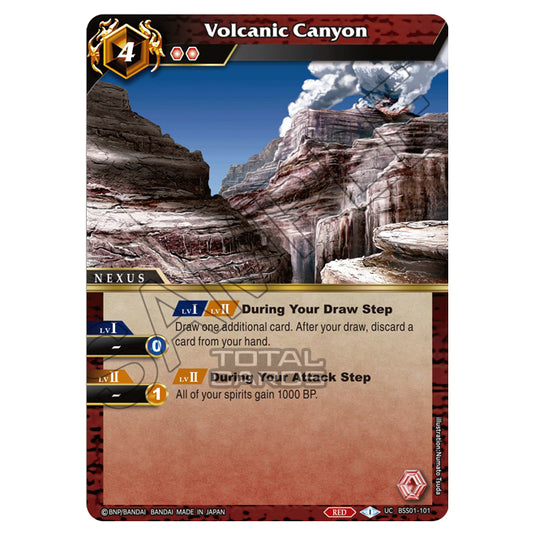 Battle Spirits Saga - Dawn of History - Volcanic Canyon (Uncommon) - BSS01-101