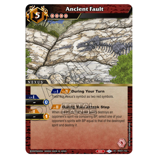 Battle Spirits Saga - Dawn of History - Ancient Fault (Uncommon) - BSS01-102