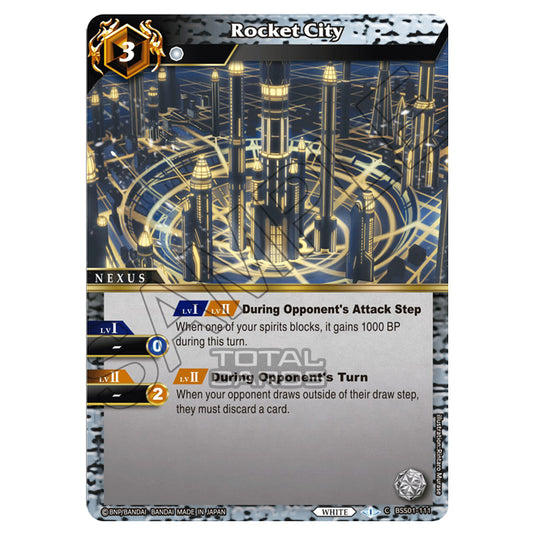 Battle Spirits Saga - Dawn of History - Rocket City (Common) - BSS01-111