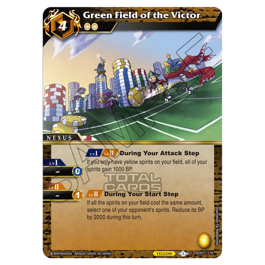 Battle Spirits Saga - Dawn of History - Green Field of the Victor (Common) - BSS01-116