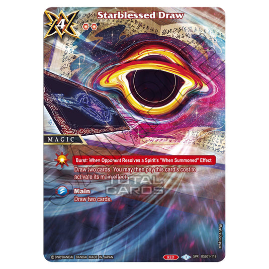 Battle Spirits Saga - Dawn of History - Starblessed Draw (Special Rare) - BSS01-118a