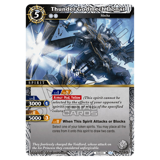 Battle Spirits Saga - False Gods - Thunder Godmech Donar (Uncommon) - BSS02-041