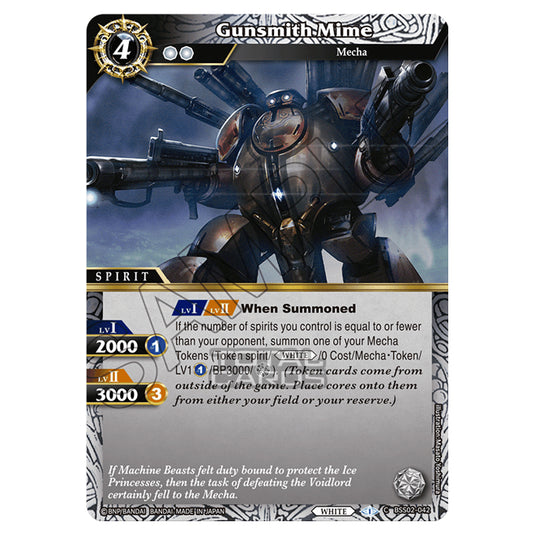 Battle Spirits Saga - False Gods - Gunsmith Mime (Common) - BSS02-042