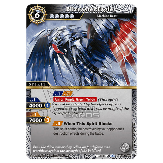 Battle Spirits Saga - False Gods - Blizzaster Eagle (Rare) - BSS02-045