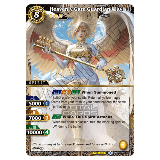 Battle Spirits Saga - False Gods - Heavenly Gate Guardian Clavis (X Rare) - BSS02-058