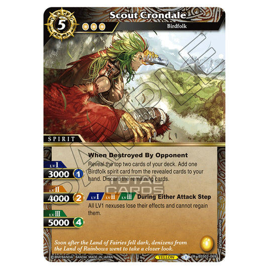 Battle Spirits Saga - False Gods - Scout Crondale (Rare) - BSS02-069