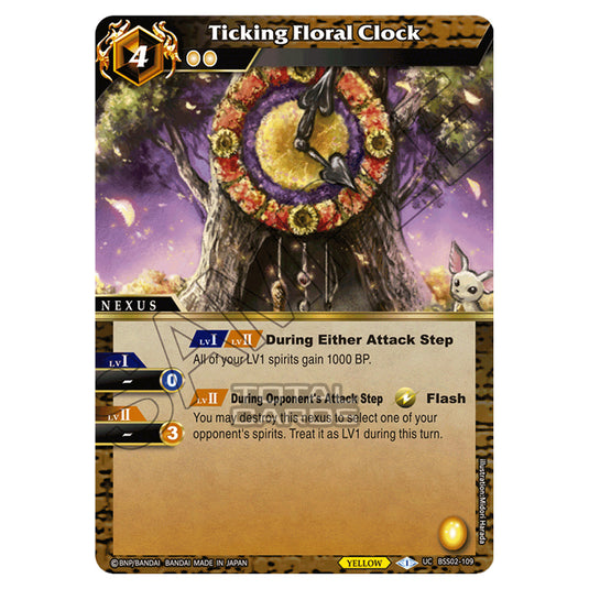 Battle Spirits Saga - False Gods - Ticking Floral Clock (Uncommon) - BSS02-109