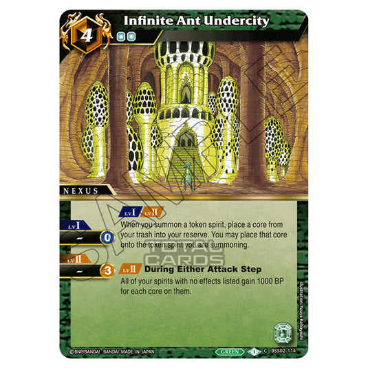 Battle Spirits Saga - False Gods - Infinite Ant Undercity (Common) - BSS02-114