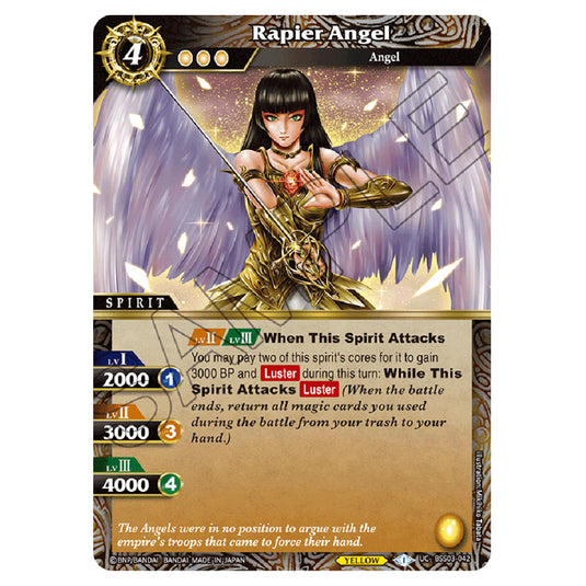 Battle Spirits Saga - Aquatic Invaders - Rapier Angel (Uncommon) - BSS03-042