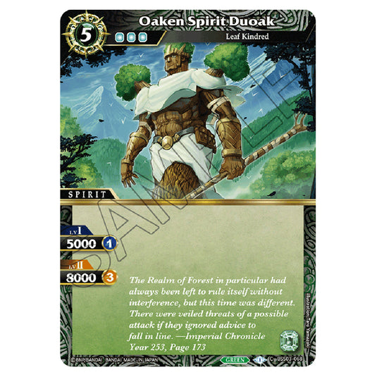 Battle Spirits Saga - Aquatic Invaders - Oaken Spirit Duoak (Common) - BSS03-068