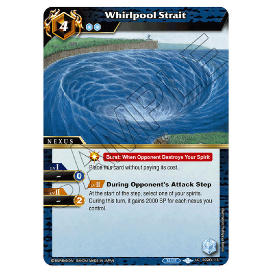 Battle Spirits Saga - Aquatic Invaders - Whirlpool Strait (Uncommon) - BSS03-116