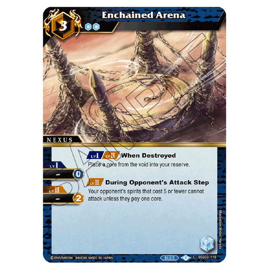 Battle Spirits Saga - Aquatic Invaders - Enchained Arena (Common) - BSS03-118