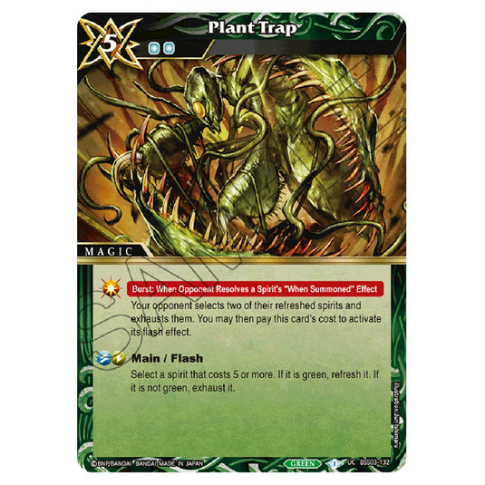 Battle Spirits Saga - Aquatic Invaders - Plant Trap (Uncommon) - BSS03-132