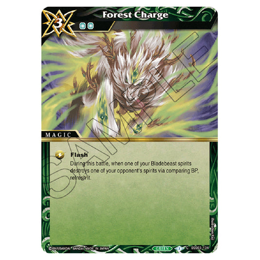 Battle Spirits Saga - Aquatic Invaders - Forest Charge (Common) - BSS03-134