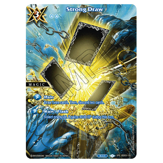 Battle Spirits Saga - Aquatic Invaders - Strong Draw (Special Rare) - BSS03-135b