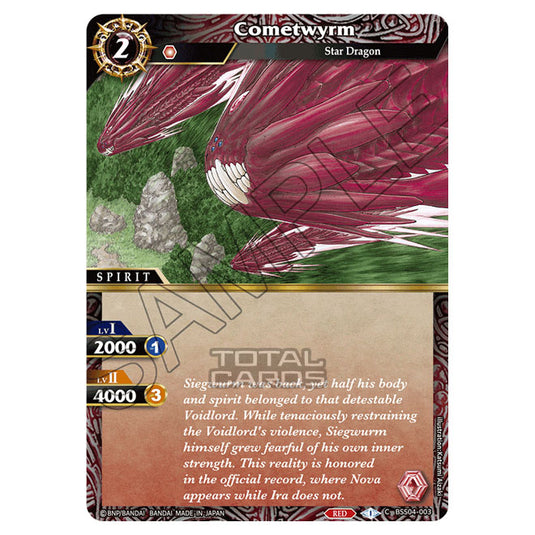 Battle Spirits Saga - BSS04 - Savior of Chaos - Cometwyrm (Common) - BSS04-003