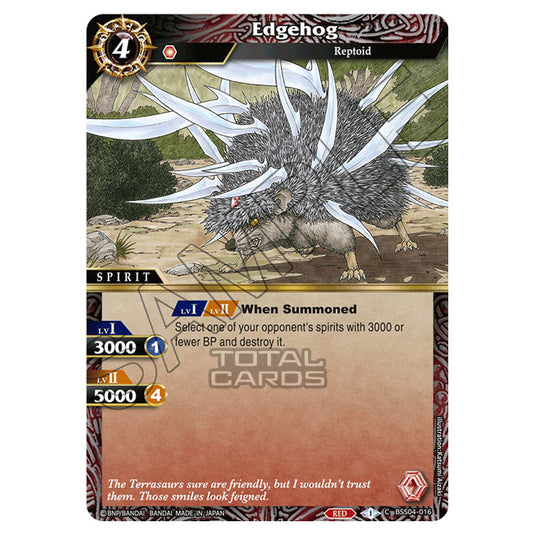 Battle Spirits Saga - BSS04 - Savior of Chaos - Edgehog (Common) - BSS04-016