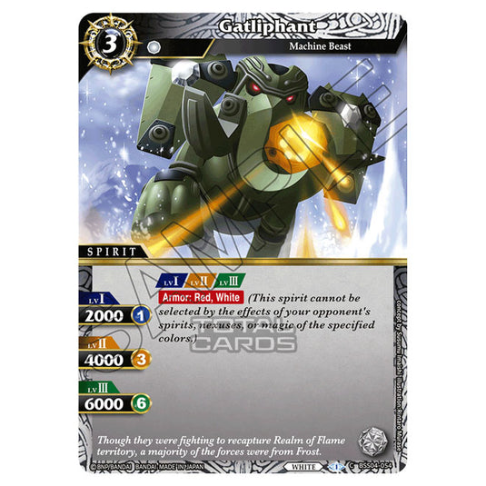 Battle Spirits Saga - BSS04 - Savior of Chaos - Gatliphant (Common) - BSS04-054