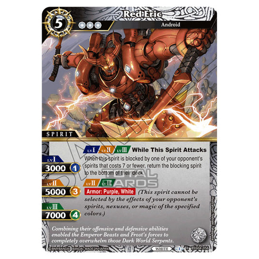 Battle Spirits Saga - BSS04 - Savior of Chaos - Red Eric (Rare) - BSS04-056