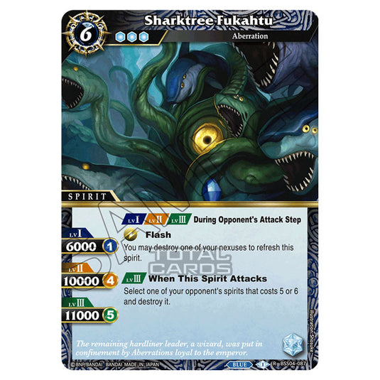 Battle Spirits Saga - BSS04 - Savior of Chaos - Sharktree Fukahtu (Rare) - BSS04-087