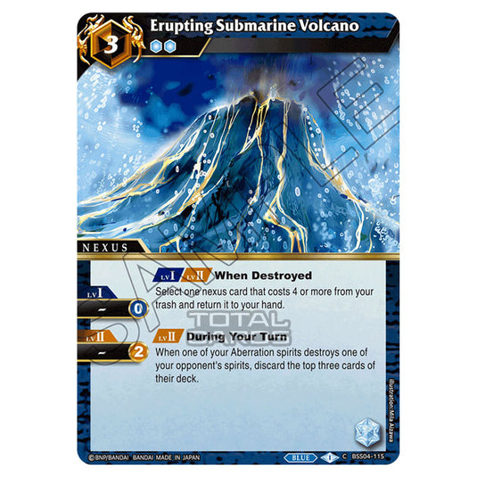 Battle Spirits Saga - BSS04 - Savior of Chaos - Erupting Submarine Volcano (Common) - BSS04-115