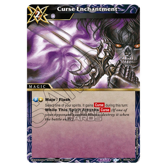 Battle Spirits Saga - BSS04 - Savior of Chaos - Curse Enchantment (Common) - BSS04-121