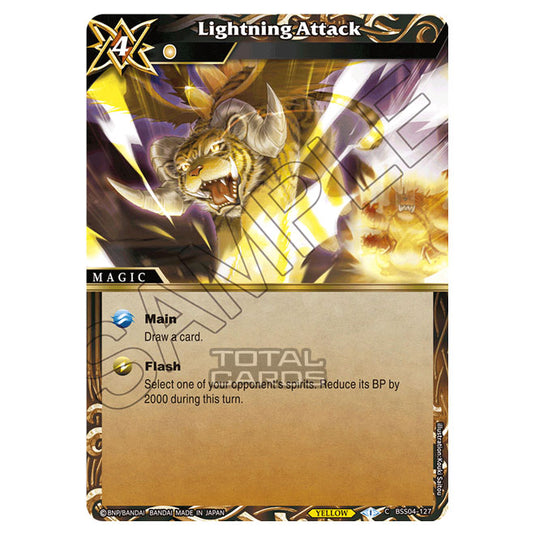 Battle Spirits Saga - BSS04 - Savior of Chaos - Lightning Attack (Common) - BSS04-127