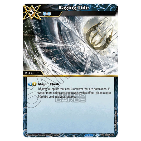 Battle Spirits Saga - BSS04 - Savior of Chaos - Raging Tide (Uncommon) - BSS04-136