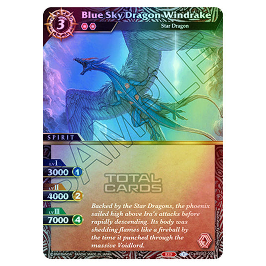 Battle Spirits Saga - False Gods - Blue Sky Dragon Windrake (Common) - BSS02-008 (Foil)