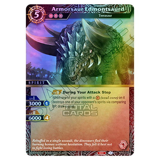 Battle Spirits Saga - False Gods - Armorsaur Edmontsaurd (Uncommon) - BSS02-010 (Foil)