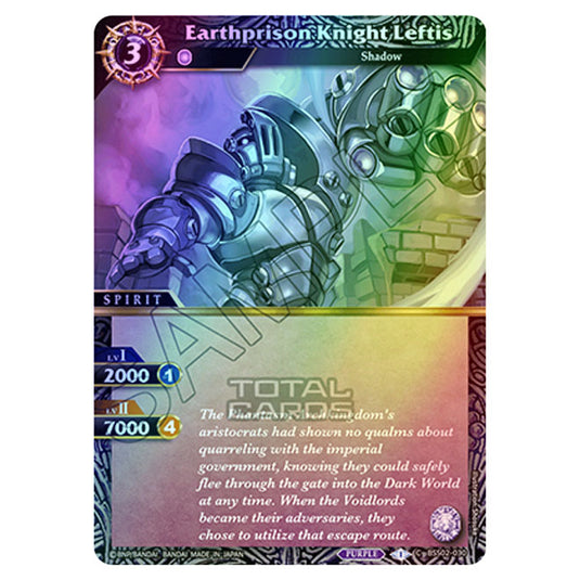 Battle Spirits Saga - False Gods - Earthprison Knight Leftis (Common) - BSS02-030 (Foil)