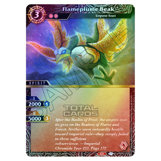 Battle Spirits Saga - Aquatic Invaders - Flameplume Beak (Common) - BSS03-008 (Foil)