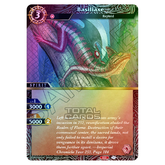 Battle Spirits Saga - Aquatic Invaders - Basiliaxe (Common) - BSS03-016 (Foil)