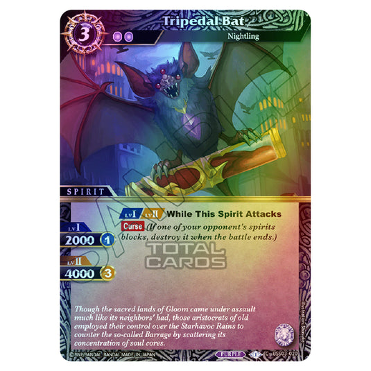 Battle Spirits Saga - Aquatic Invaders - Tripedal Bat (Common) - BSS03-020 (Foil)