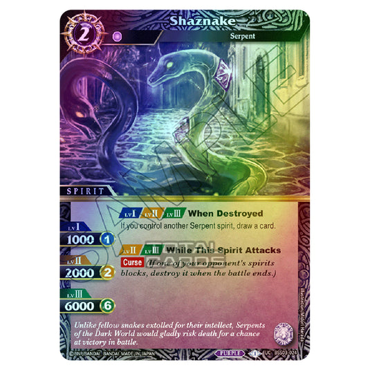 Battle Spirits Saga - Aquatic Invaders - Shaznake (Uncommon) - BSS03-024 (Foil)