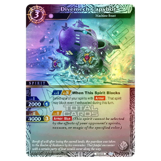 Battle Spirits Saga - Aquatic Invaders - Divemech Capybot (Uncommon) - BSS03-051 (Foil)