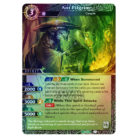 Battle Spirits Saga - Aquatic Invaders - Ant Pilgrim (Uncommon) - BSS03-078 (Foil)