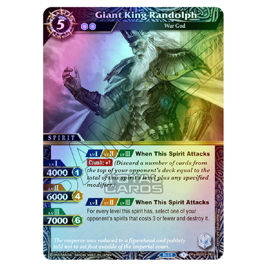 Battle Spirits Saga - Aquatic Invaders - Giant King Randolph (Rare) - BSS03-083 (Foil)