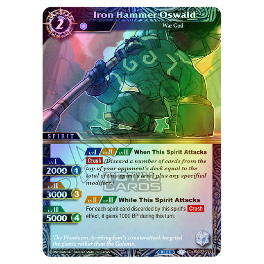 Battle Spirits Saga - Aquatic Invaders - Iron Hammer Oswald (Common) - BSS03-085 (Foil)