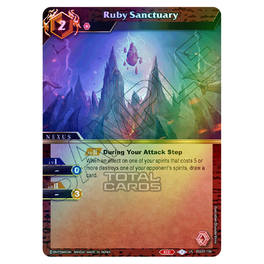 Battle Spirits Saga - Aquatic Invaders - Ruby Sanctuary (Uncommon) - BSS03-106 (Foil)