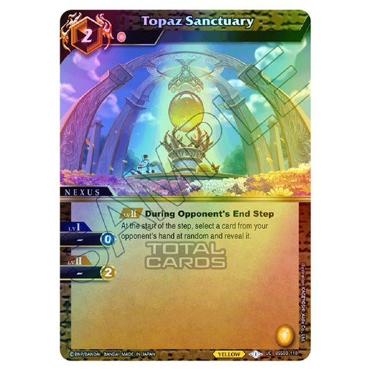 Battle Spirits Saga - Aquatic Invaders - Topaz Sanctuary (Uncommon) - BSS03-110 (Foil)