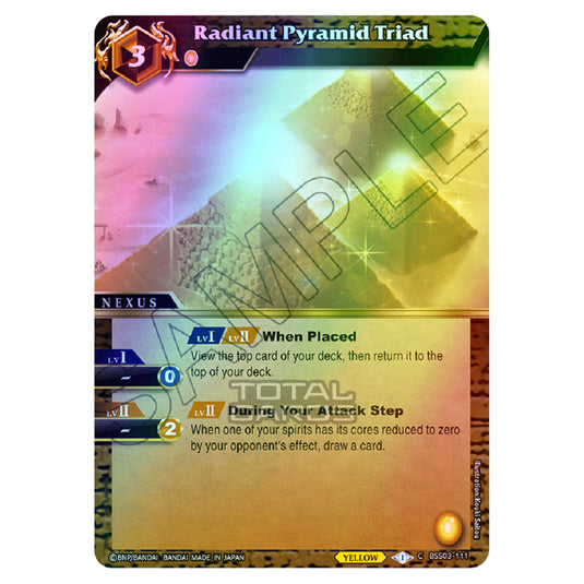 Battle Spirits Saga - Aquatic Invaders - Radiant Pyramid Triad (Common) - BSS03-111 (Foil)