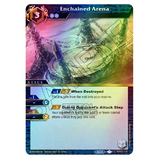 Battle Spirits Saga - Aquatic Invaders - Enchained Arena (Common) - BSS03-118 (Foil)